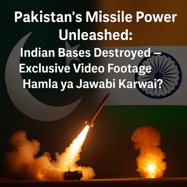 Pakistan’s Missile Retaliation Rocks India: Operation Bunyan-un-Marsoos Unfolds
